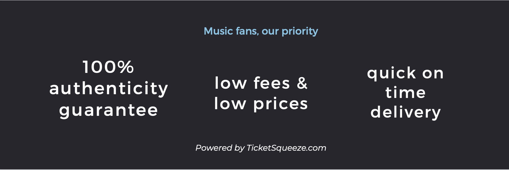 The Hayes Theater ticket guarantee